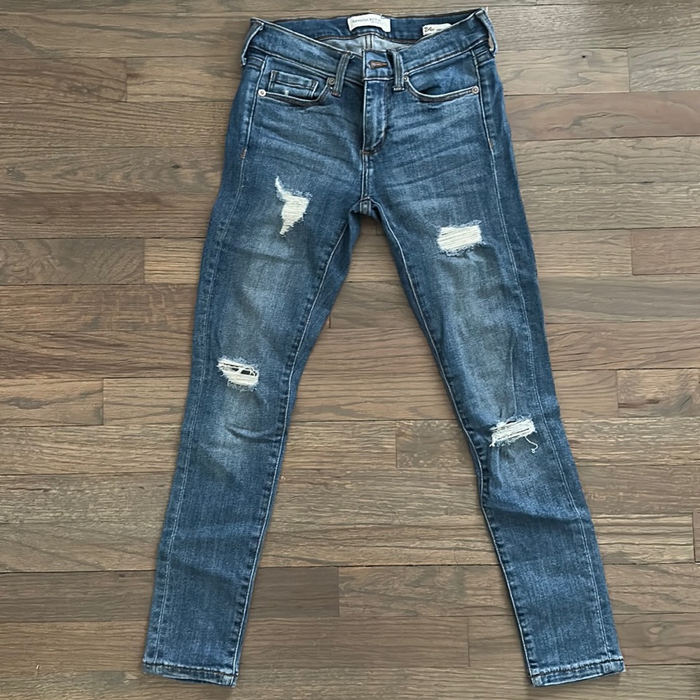 Banana Republic 24 petite Skinny Ankle Jeans 👖